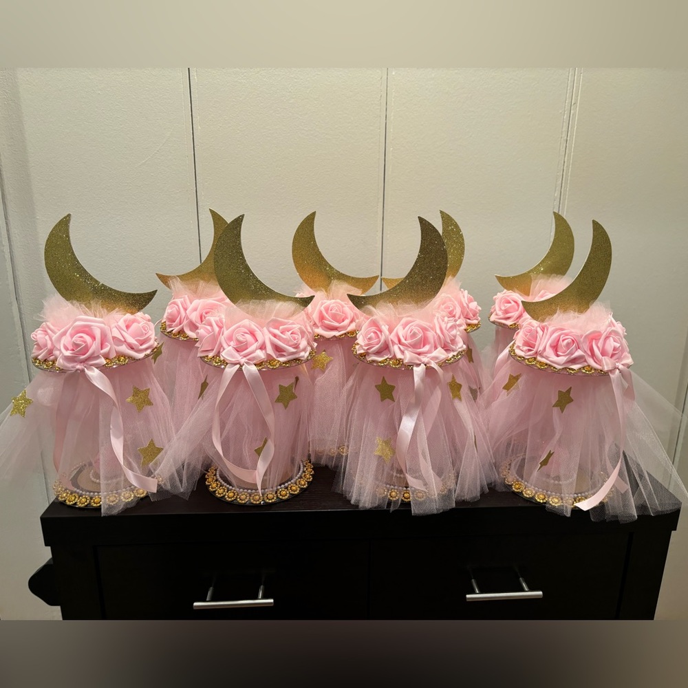 Moon Baby Shower Centerpiece 🌙 (8 pieces)